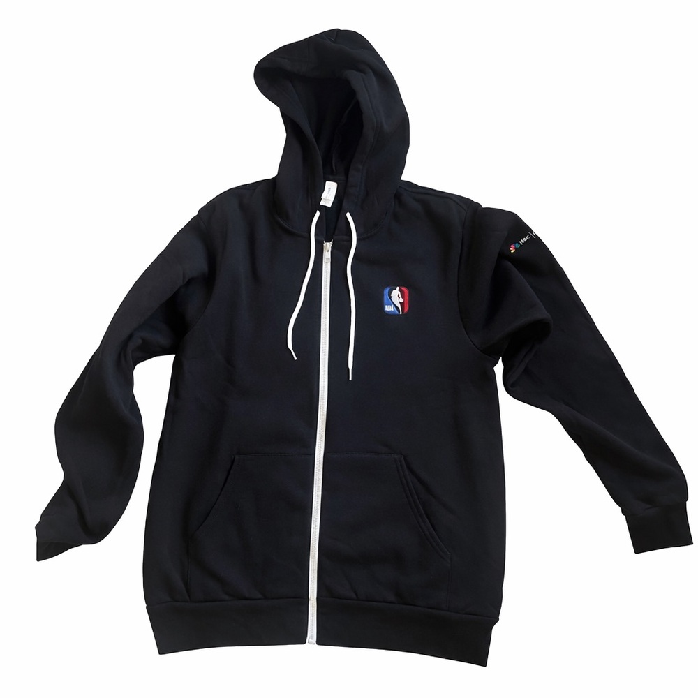 NBA Black Zip Up Hoodie